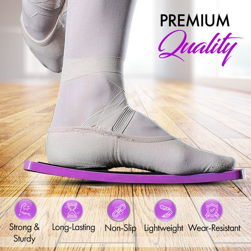 Zenmarkt Ballet Spin Turn Board for Dance - Pirouette Board for Figure Skating - Training Equipment for Dancers - Make Your Turns, Pirouette and Balance Better - Training Practicing Tool Releve Platform - Image 2